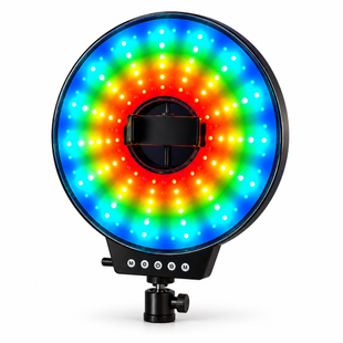 Светодиодная LED лампа MJ-261 / Светодиодная LED лампа для селфи / Кольцевая лампа RGB 26 см с USB подключением OptDropPof-24450187 фото