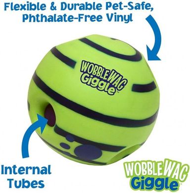 Інтерактивна іграшка-м'яч для собак Wobble Wag Giggle Ball Vener-6-83 фото