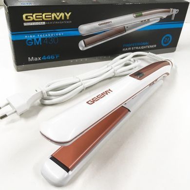 Профессиональный керамический утюжок - выпрямитель Gemei Gm-430 для выпрямления волос с терморегулятором WimpexPof-GM430 фото
