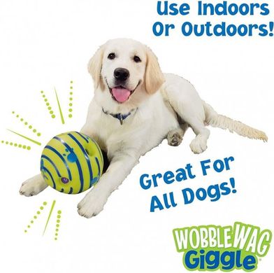 Інтерактивна іграшка-м'яч для собак Wobble Wag Giggle Ball Vener-6-83 фото