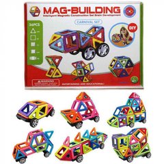 Магнитный конструктор Mag Building 36 деталей развивающая игрушка для детей
