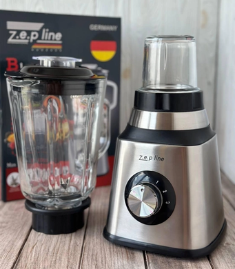 Блендер измельчитель кофемолка Zepline ZP-068 2000 Вт со стеклянной чашей HG-ZP-068 фото