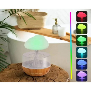 Ночник увлажнитель с эффектом дождя Cloud Rain Humidifier Matrix7kmPof-00008655 фото