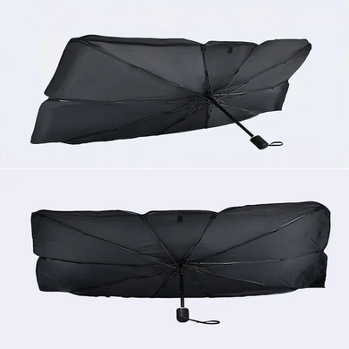 Автомобильный зонт на лобовое стекло Car Umbrellas чёрный umbrella-1 фото