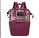 Сумка для мам синій тропік, вулична сумка для мам та малюків, модна багатофункціональна TRAVELING SHAR Yakaa-2377714520/3 фото 3