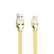 Кабель Hoco U14 Steel man Micro charging cable Gold LambixPof-U14 micro фото 1