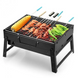 Портативний гриль TL-372 барбекю BBQ Grill Portable складний переносний мангал для дому дачі та туризму yaka-G123741 фото 1