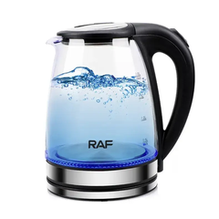 Електричний чайник RAF-R.7888 Travel, чайна кава, 2 л, скляний портативний чайник, 2000 Вт RAF-R7888 фото