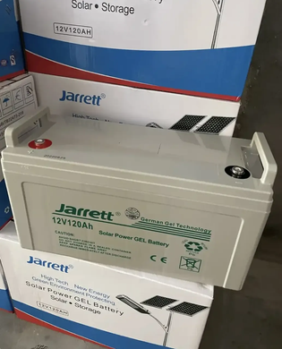 Гелевий акумулятор Jarrett 12V 120Ah Gelled Electrolite акумуляторна батарея GrantoptPof-8195 фото