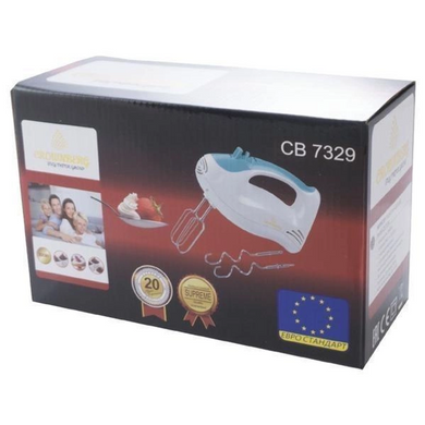 Миксер Crownberg Cb-7329 300 Вт 5 Скоростей + Турбо Режим WimpexPof-CB 7329 фото