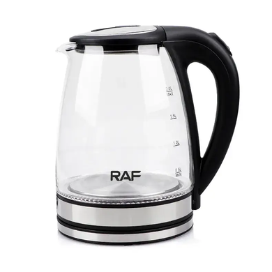 Электрический чайник RAF-R.7888 Travel, чайный кофе, 2 л, стеклянный портативный чайник, 2000 Вт RAF-R7888 фото