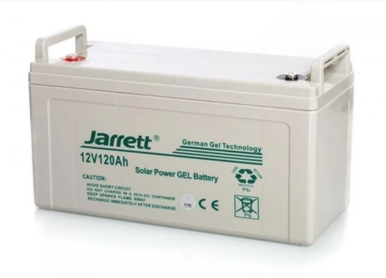 Гелевий акумулятор Jarrett 12V 120Ah Gelled Electrolite акумуляторна батарея GrantoptPof-8195 фото