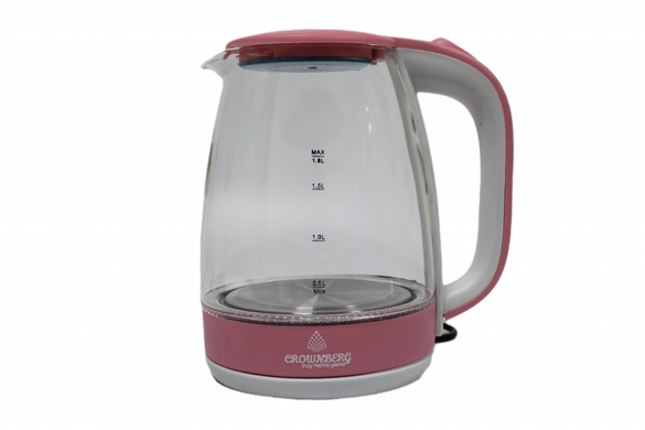 Електрочайник CB-9410 C Рожевий Crownberg WimpexPof-CB9410B Pink фото