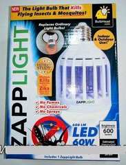 Светодиодная лампа приманка уничтожитель насекомых Zapp Light
