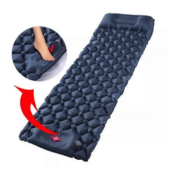 Туристический надувной матрас с подушками Outdoor Sleeping со встроенным насосом Black Grantopt-7107 фото