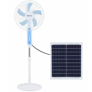 Напольный вентилятор с солнечной панелью Solar Fun MNJ-168, управление при помощи ДИММЕРА DtopePof-MNJ-168 фото