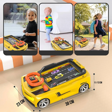 Детский симулятор вождения / Игровой гоночный симулятор Adventure Racing Car Черный OptDropPof-Axm15970/5 фото