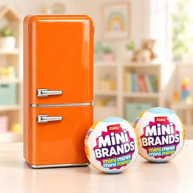 Игровой набор с мини холодильником Mini Brands Fill the Fridge / Минихолодильник + 2 шара-сюрприз OptDropPof-DT-1624 фото
