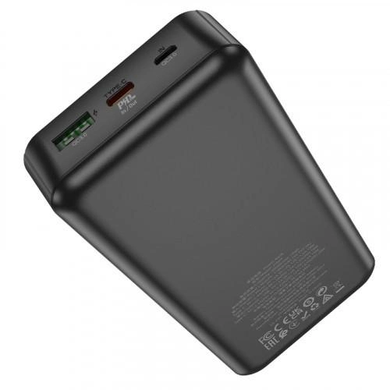 Павербанк 20000mAh с быстрой зарядкой HOCO J102A Cool figure PD20W+QC3.0 |USB/Type-C| Черный delta-22 фото