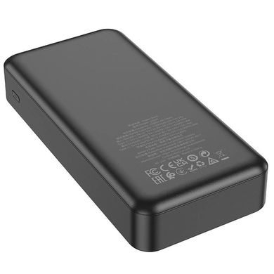 Павербанк 20000mAh із швидкою зарядкою HOCO J102A Cool figure PD20W+QC3.0 |USB/Type-C| Чорний delta-22 фото