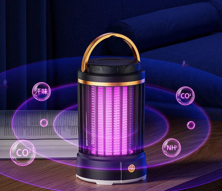 Акумуляторний відлякувач від комах та комарів, 14х8,5 см USB Camping Mosquito Lamp DtopePof-ALN100 фото