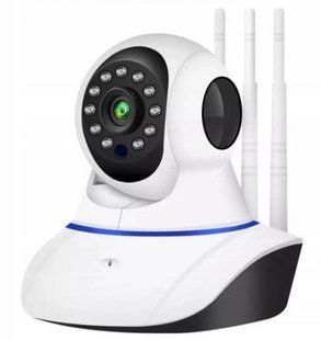 Камера беспроводная поворотная IP UKC Wi-Fi V380 QS Y1 microSD Vener-TV-Y00 фото