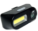 Налобний ліхтар акумуляторний Bailong BL-1804 XPE+COB 3 режими роботи датчик руху Чорний power-21 фото 6