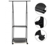 Вішалка стійка органайзер для одягу металева THE NEW COAT RACK з полицею для взуття на колесах 160 х 55 х 42 см навантаження до 20 кг JumpexPof-triangle clothes rach фото 3