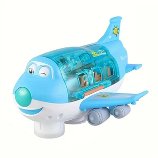 Іграшковий літак Airliner Light Music 8811-16 BLUE GrantoptPof-8758 фото