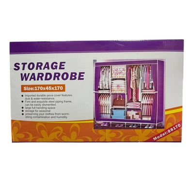 Складна тканинна шафа Storage wardrobe 88170 на 4 секції 170*45*170 JumpexPof-12634 фото