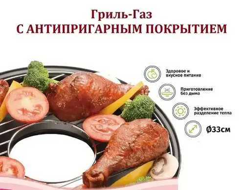 Сковорода гриль-газ Westorm Roaster Gas с мраморным покрытием WimpexPof-Westorm Roaster Gas фото