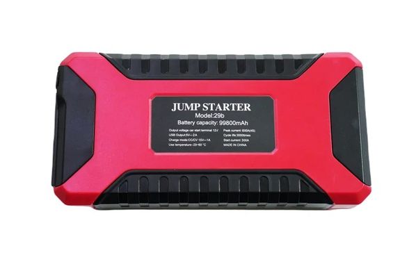 Пуско-зарядний автомобільний пристрій JUMPSTARTER 29B на 99800 mAh melad-865211 фото