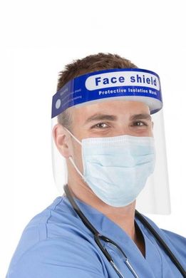 Медицинский защитный прозрачный щиток экран Face Shield для лица spar-7204 фото