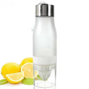 Бутылка БЕЛАЯ H2O Water Bottle 650 мл PrinsPersii-3056 фото