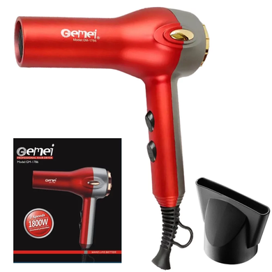 Фен Gemei GM-1786 Класичний з великою потужністю MeladPof-16007 фото