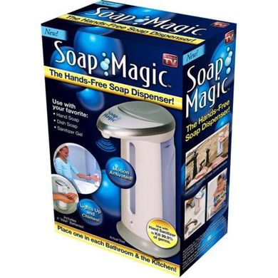 Сенсорний дозатор рідкого мила мильниця Soap Magic! 4557644 фото