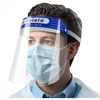 Медичний захисний прозорий щиток екран Face Shield для обличчя spar-7204 фото