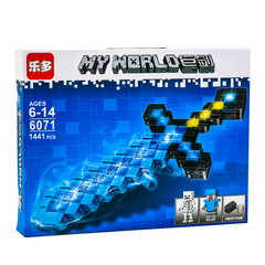 Minecraft лего 6071 Меч My World конструктор 1441 деталей dtope-M40-1441 фото