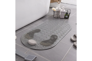 Нескользящий коврик с шлифовальным камнем для ванной комнаты Bathroom mat GrantoptPof-7515 фото