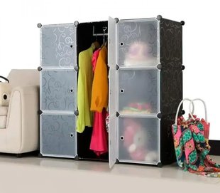 Шафа пластикова Storage Cube Cabinet MP-39-61 9 секцій DEtopik-Mp-39-61 фото