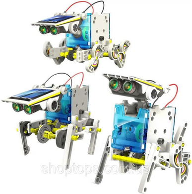 Конструктор робот на сонячних батареях Solar Robot 13 в 1 205-214 фото