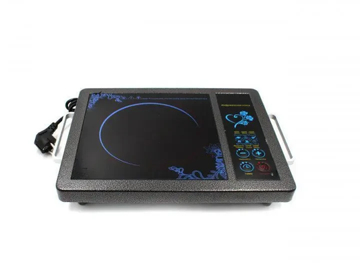 Плита інфрачервона Domotec MS-5842 1кф., 2000Вт. (Чорний) Matrix7kmPof-12569 фото