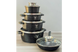 Набор посуды с гранитным антипригарным покрытием Top Kitchen TK-00020 из 12 предметов. (черный) TopkitchenPof-TK00020 фото 1