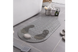 Нековзний килимок з шліфувальним каменем для ванної кімнати Bathroom mat GrantoptPof-7515 фото 1