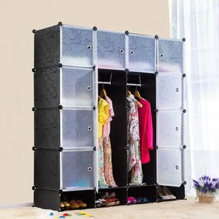 Пластиковый складной шкаф Storage Cube Cabinet MP-416-102A, 16 секций DEtopik-Mp-416-102 фото