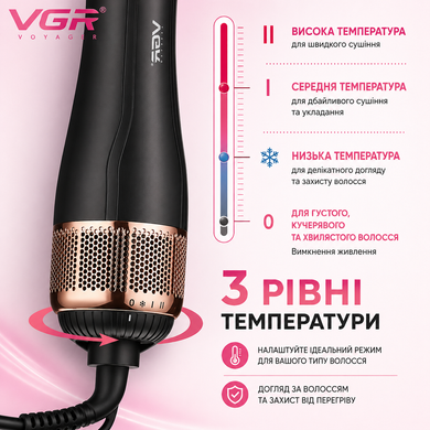 Фен-расчёска VGR V-492 MeladPof-16272 фото