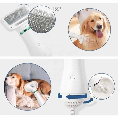 Фен-гребешок для шерсти PET GROOMING DRYER PofLambixx-ST770 фото