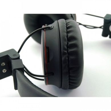 Бездротові Bluetooth Навушники з MP3 плеєром NIA-X2 Радіо блютуз Чорні spar-4068 фото
