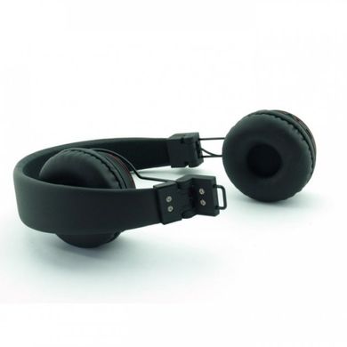 Беспроводные Bluetooth Наушники с MP3 плеером NIA-X2 Радио блютуз Чёрные spar-4068 фото