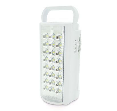 Ліхтар переносний Almina/Fujita 2606L світлодіодний з повербанком 24 LED, ЗУ 220V, USB-зарядний пристрій 8888 фото